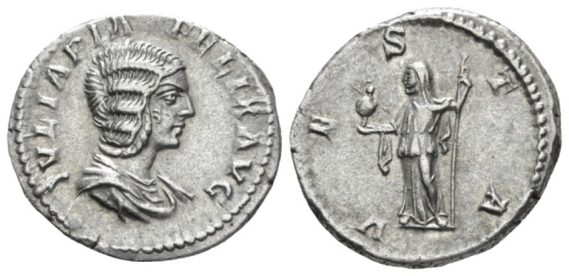 Julia Domna, wife of Septimius Severus Denarius circa 211-217, AR 20mm., 2.95g. ...