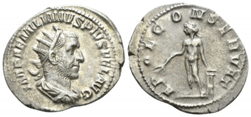 Aemilian, 253 Antoninianus circa 253, AR 23mm., 3.76g. Radiate, draped and cuira...