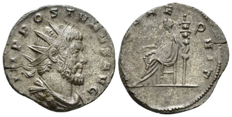 Postumus, 259-268 Antoninianus Mediolanum circa 268, billon 21.3mm., 3.56g. Radi...