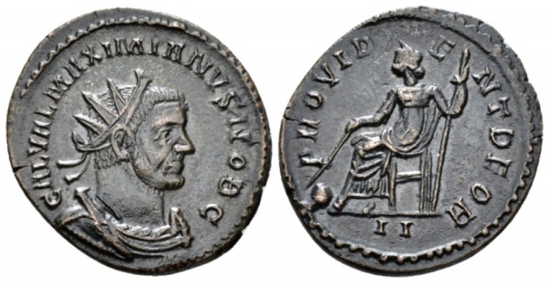 Galerius Maximianus Caesar, 293-305 Follis Lugdunum circa 294-295, billon 22.2mm...