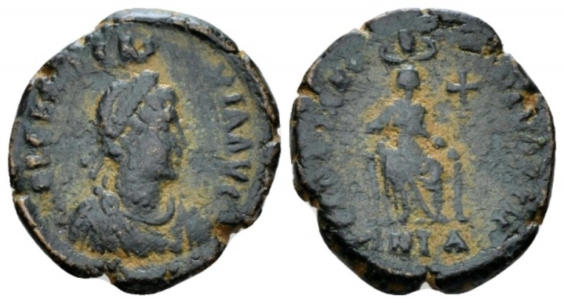 Aelia Eudoxia, wife of Arcadius Æ3 Antiochia circa 395-401, Æ 19mm., 2.68g. Pear...