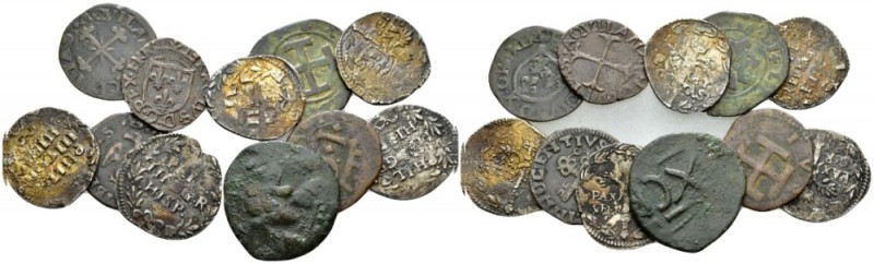 L'Aquila, Lot of 11 coins XIV ce, Æ 22mm., 2.15g. Lot of 11 coins: L'Aquila, a n...