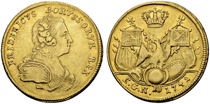 DEUTSCHLAND - Friedrich II.
Friedrich II. 1740-1786. Friedrichs d’or 1742 EGN, ...