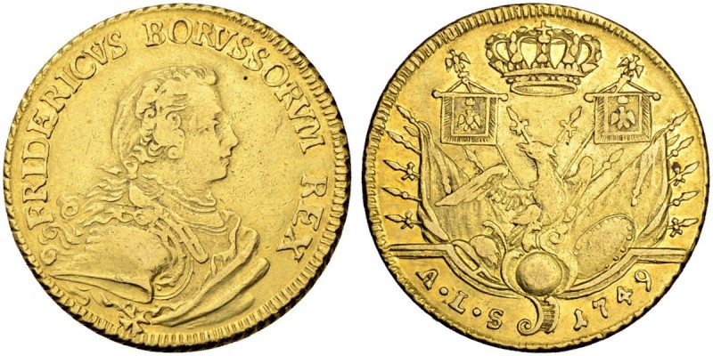 DEUTSCHLAND - Friedrich II.
Friedrich II. 1740-1786. 2 Friedrichs d’or 1749 ALS...