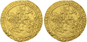 FRANKREICH
Königreich und Republik. Jean II. le Bon, 1350-1364. Franc à cheval o. J. (5.12.1360). 3.82 g. Duplessy 294. Fr. 279. Sehr schön / Very fi...