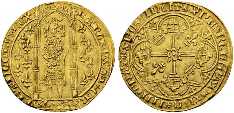 FRANKREICH
Königreich und Republik. Charles V. 1364-1380. Franc à pied o. J. (2...