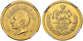 IRAN
Mohammad Reza Pahlavi Shah, 1320-1358 SH (1941-1979). 1 Pahlavi 1332 SH (1953). KM 1162. Fr. 101. Sehr seltener Jahrgang / Very rare date. NGC M...