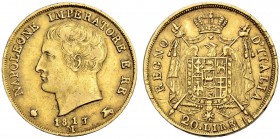 ITALIEN
Königreich. Napoleone I. 1805-1814. 20 Lire 1813 M, Mailand. 6.43 g. Pagani 23. Schl. 20. Fr. 7. Sehr schön / Very fine. (~€ 220/~US$ 275)...