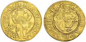 ITALIEN
Corregio. Camillo d'Austria, 1597-1605. Ongaro o. J. MONETA * NOVA * - * AVR * COR(rigii) * D(ominus) C* A(millus). Stehender Graf in Rüstung...