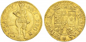 ITALIEN
Modena. Cesare d'Este, 1597-1628. Ongaro o. J. 3.48 g. MIR 672. Fr. 763. Überdurchschnittliche Erhaltung / Extraordinary condition. Sehr schö...