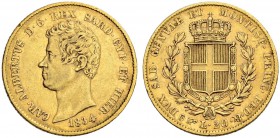 ITALIEN
Savoyen / Sardinien. Carlo Alberto, 1831-1849. 20 Lire 1834, Turin. 6.44 g. Pagani 180. Schl. 224. Fr. 1142. Sehr schön / Very fine. (~€ 220/...
