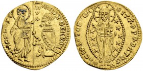 ITALIEN
Venedig. Andrea Contarini, 1368-1382. Ducato o. J. 3.54 g. Montenegro 123. Fr. 1227. Vorzüglich-FDC / Extremely fine-uncirculated. (~€ 255/~U...