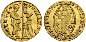 ITALIEN
Venedig. Pietro Lando, 1539-1545. Ducato o. J. 3.46 g. Montenegro 404. Fr. 1248. Vorzüglich / Extremely fine. (~€ 255/~US$ 315)