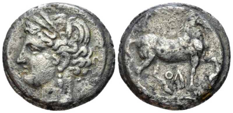 The Carthaginians in Sicily and North Africa, Carthago Reduced double-shekel cir...