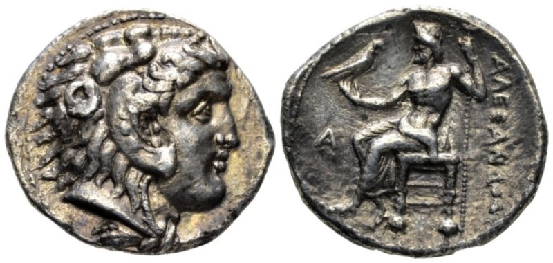Kingdom of Macedon, Alexander III, 336 – 323 uncertain mint Tetradrachm circa 32...