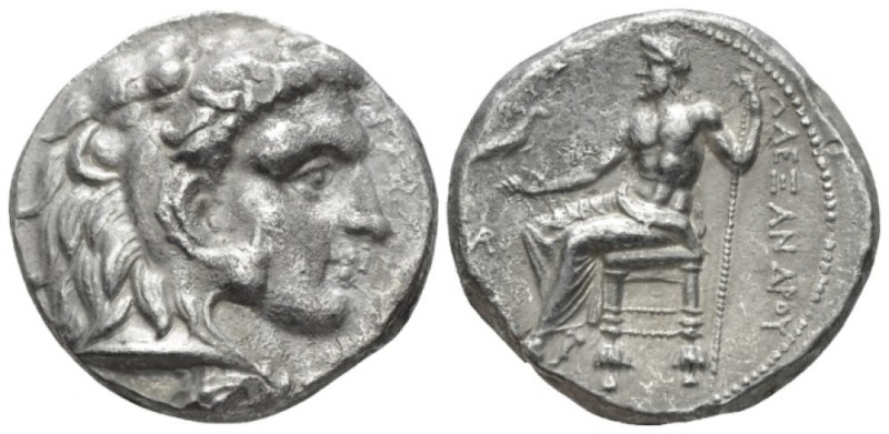 Kingdom of Macedon, Alexander III, 336 – 323 Arados Tetradrachm circa 320, AR 25...