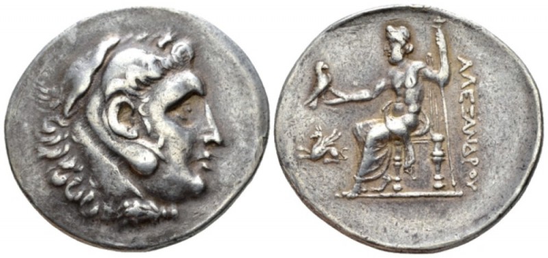 Kingdom of Macedon, Alexander III, 336 – 323 Assos Tetradrachm circa 210, AR 32m...