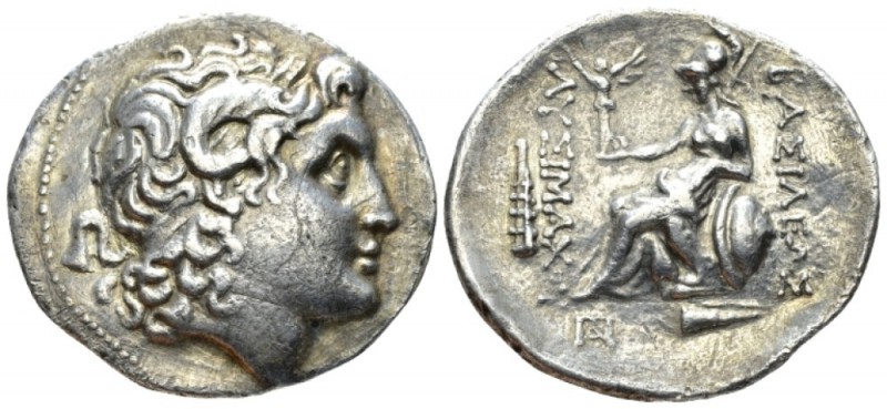 Kingdom of Thrace, Lysimachus, 323-281. Cius Tetradrachm circa 280-250, AR 30mm....