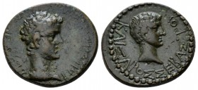 Kingdom of Thrace, Rhoemetalces I, with Augustus, circa 11 BC-AD 12 Bronze circa 11 BC- 12 AD, Æ 19.3mm., 4.41g. Diademed head of Rhoemetalces r. Rev....