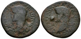 Bithynia, Apamea Gaius, 37-41 Bronze circa 37-41, Æ 27.1mm., 7.20g. C CAESAR AVG GERMANICVS PON M TR POT Laureate head of Caligula l. Rev. GERMANICVS ...