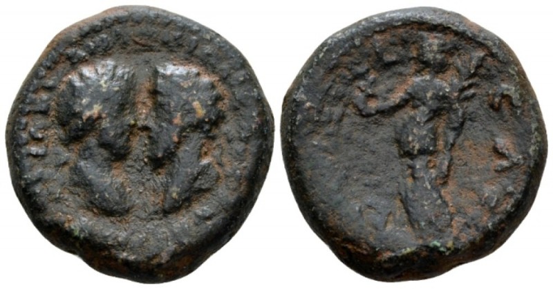 Judaea, Aelia Capitolina (Jerusalem) Marcus Aurelius, 161-180 Bronze circa 161-1...