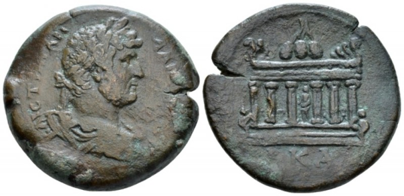 Egypt, Alexandria. Dattari. Hadrian, 117-138 Drachm circa 136-137 (year 21), Æ 3...