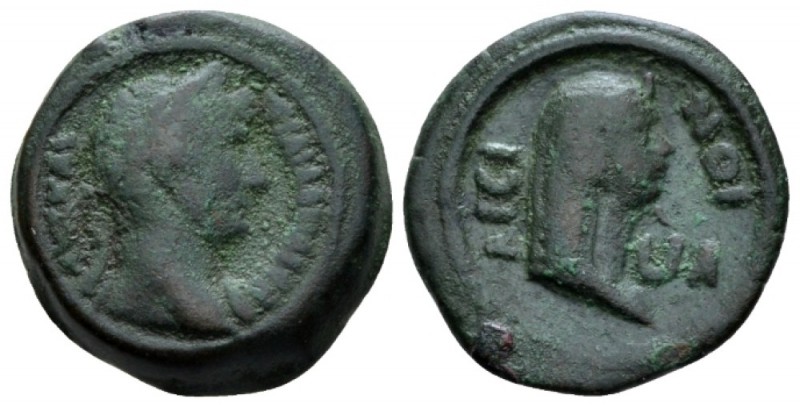 Egypt, Arsinoite. Dattari. Hadrian, 117-138 Obol circa 126-127 (year 11), AR 18....