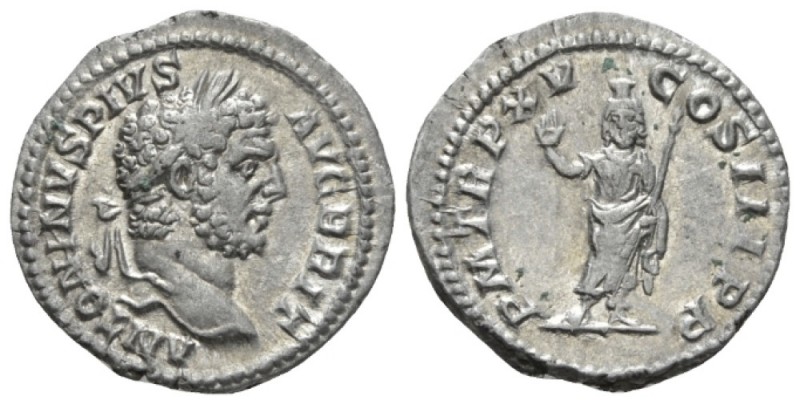 Caracalla, 198-217 Denarius circa 212, AR 18.6mm., 2.60g. ANTONINVS PIVS AVG BRI...