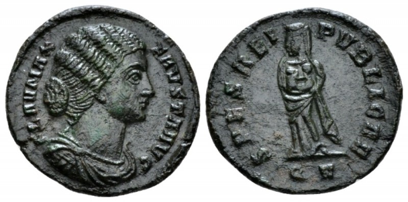 Fausta, wife of Constantine Follis circa 325-326, Æ 19mm., 2.87g. Draped bust r....