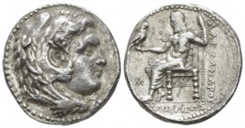 Kingdom of Macedon, Philip III Arridaeus, 323-317 Babylon Tetradrachm circa 323-318/7 BC, AR 27mm., 16.87g. Head of Herakles r., wearing lion skin hea...