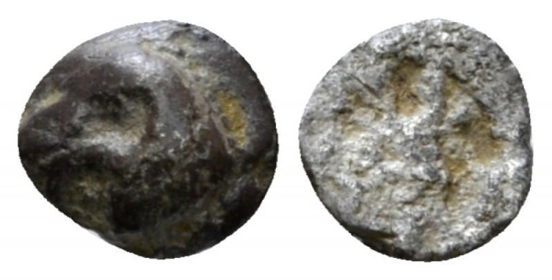 Cyprus, King Evelthon, 560 – 525 Salamis 1/48 of siglos circa 560-525 BC, AR 6.4...