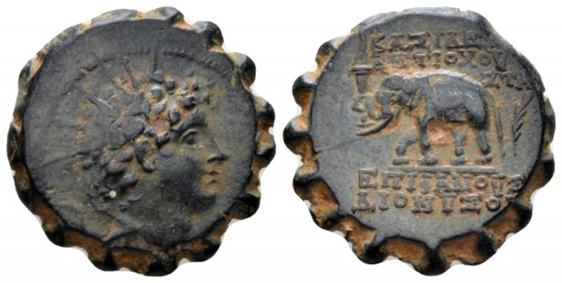 The Seleucid Kings, Antiochus VI Epiphanes, 144-142. Antiochia Bronze circa 142-...