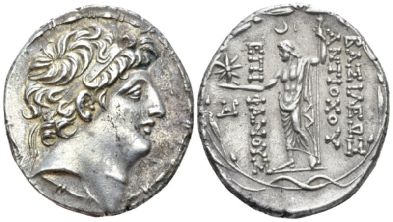 The Seleucid Kings, Antiochus VIII Epiphanes, 121-96 BC Ake-Ptolemaïs Tetradrach...
