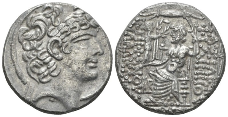 Seleucis ad Pieria, In name of Philip I circa 45-44 BC Antiochia Tetradrachm cir...