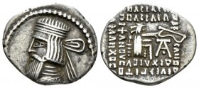 Parthia, Artabanos II, 10-38 Drachm circa 10-38, AR 20mm., 3.71g. Diademed bust l. Rev. Archer seated r. on throne. Shore 342. Sellwood 63.6. Very fin...