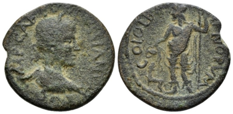 Pisidia, Olbasa Volusian, 251-253 Bronze circa 251-253, Æ 23mm., 7.57g. Laureate...