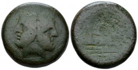 As after 211, Æ 32.5mm., 31.54g. Laureate head of Janus; above, mark of value. Rev. Prow r.; above, mark of value and below, ROMA. Sydenham 143. RBW 2...