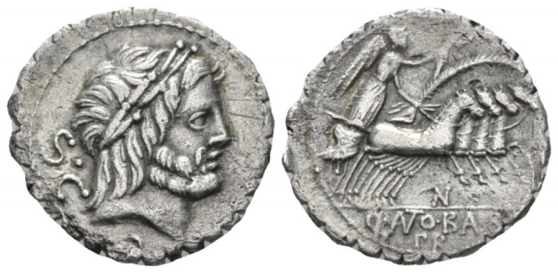 Q. Antonius Balbus. Denarius serratus circa 83-82, AR 19mm., 3.40g. Laureate hea...