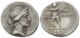 Octavian, 32 – 27 BC Denarius Brundisium and Roma (?) circa 32-29 BC, AR 20mm., 3.75g. Diademed bust of Venus r., wearing necklace. Rev. Octavian, in ...