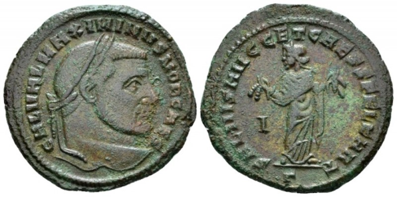 Maximinus II Caesar, 305-309. Follis circa 306, Æ 27.6mm., 8.98g. Laureate head ...