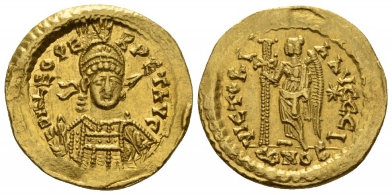 Leo I, 457-474 Solidus Constantinople circa 462-466, AV 20.5mm., 4.44g. D N LEO ...