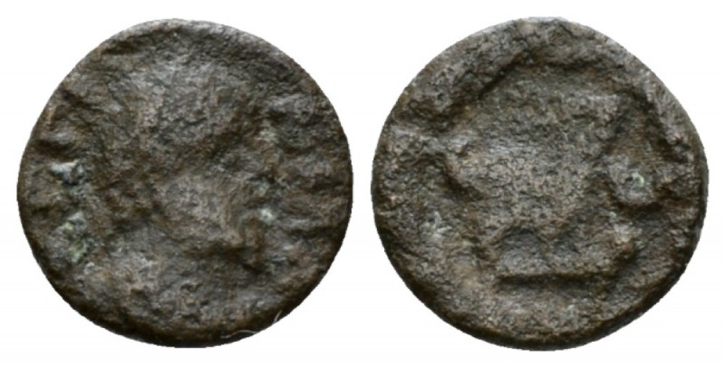 The Ostrogoths. Athalaric. 526-534. Nummus Rome in name of Justinian I , 526-534...