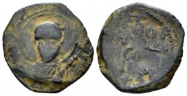 Latin Priceps of Antioch. Tancredi, 1104-1112. Follis circa 1104-1112, Æ 18mm., 2.78g. S. Peter facing. Rev. Legend. Metcalf 49ff. Schlumberger pl. II...