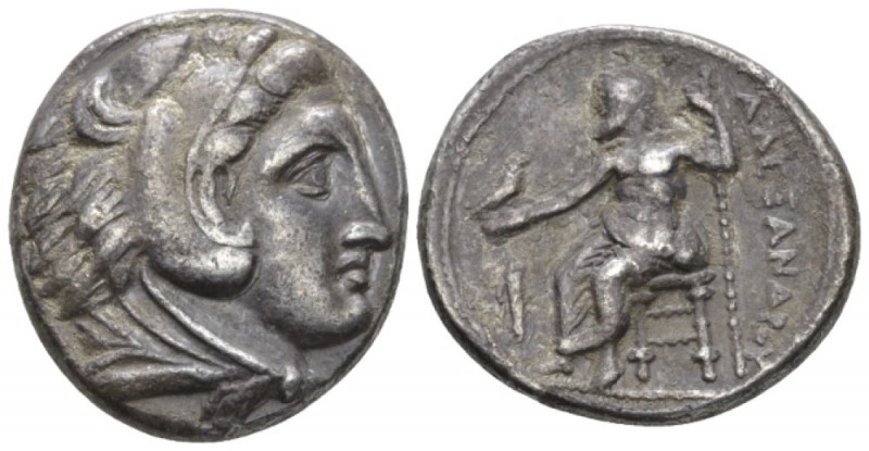 Kingdom of Macedon, Alexander III, 336 – 323 Amphipolis Tetradrachm circa 325-32...