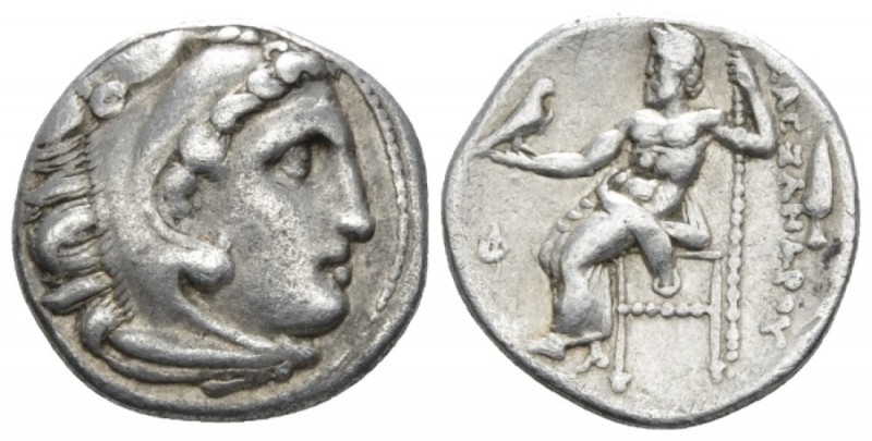 Kingdom of Macedon, Alexander III, 336 – 323 Colophon Drachm circa 323-319, AR 1...