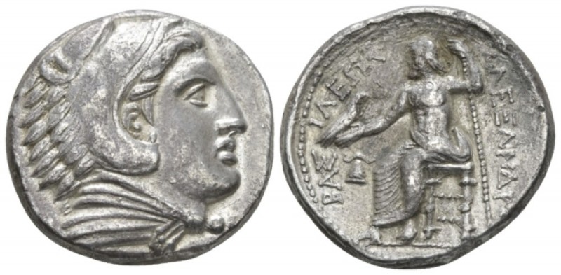 Kingdom of Macedon, Alexander III, 336 – 323 Amphipolis Tetradrachm circa 322-32...