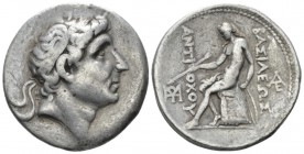 The Seleucid Kings, Antiochus I Soter, 294-261 Seleucia on the Tigris Tetradrachm circa 265-264, AR 28mm., 16.85g. Diademed head r. Rev. Apollo seated...