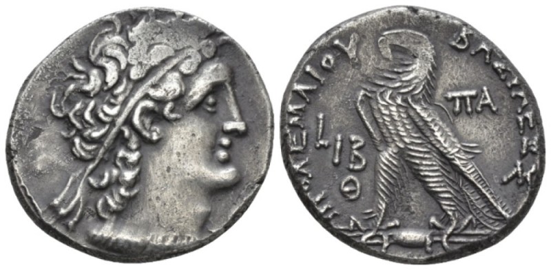 The Ptolemies, Cleopatra III and Ptolemy X, 107-101 Alexandria Tetradrachm circa...