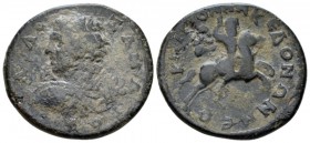 Macedonia, Beroea Pseudo-autonomous issue Bronze Temp. Caracalla(?), circa 198-217., Æ 26.7mm., 8.50g. Diademed, draped, and cuirassed bust of Alexand...