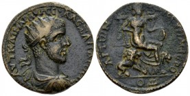 Cyrrhestica, Hierapolis Severus Alexander, 222-235 Bronze circa 222-235, Æ 28.8mm., 17.88g. Radiated, draped and cuirassed bust r. Rev. Cybele seated ...
